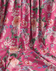 Summer Roses (Pink) – Pre Order (Ships in 2–4 Weeks) | Flora Fabrics