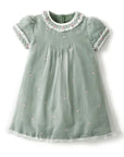Green Tulle Smocked Dress - Flora Kids