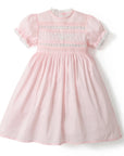 Lace Pink Dress - Flora Kids