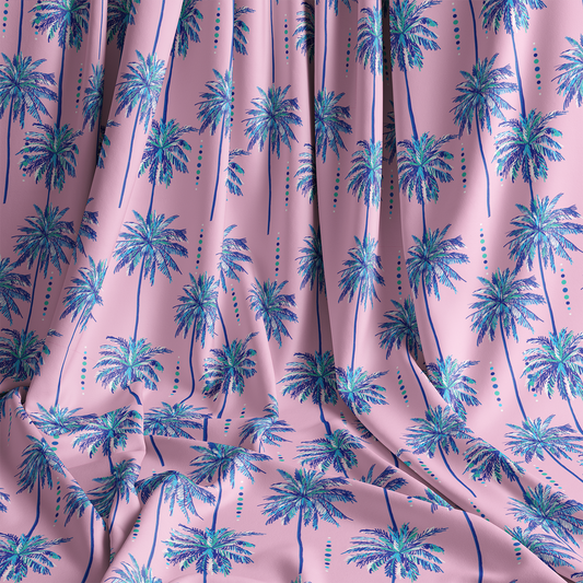 Pink and Blue Palm Trees - Pre Order