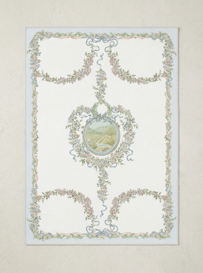 Blue Landscape Rug