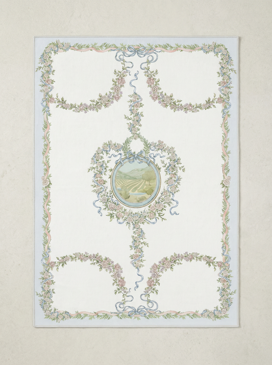 Blue Landscape Rug