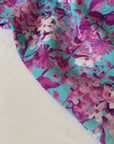Purple Turquoise Florals – Pre Order (Ships in 2–4 Weeks) | Flora Fabrics
